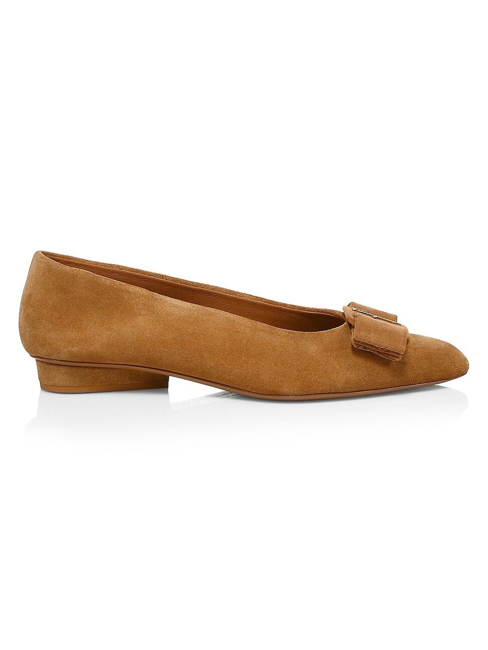 Viva Bow Suede Ballerina Flats | Saks Fifth Avenue