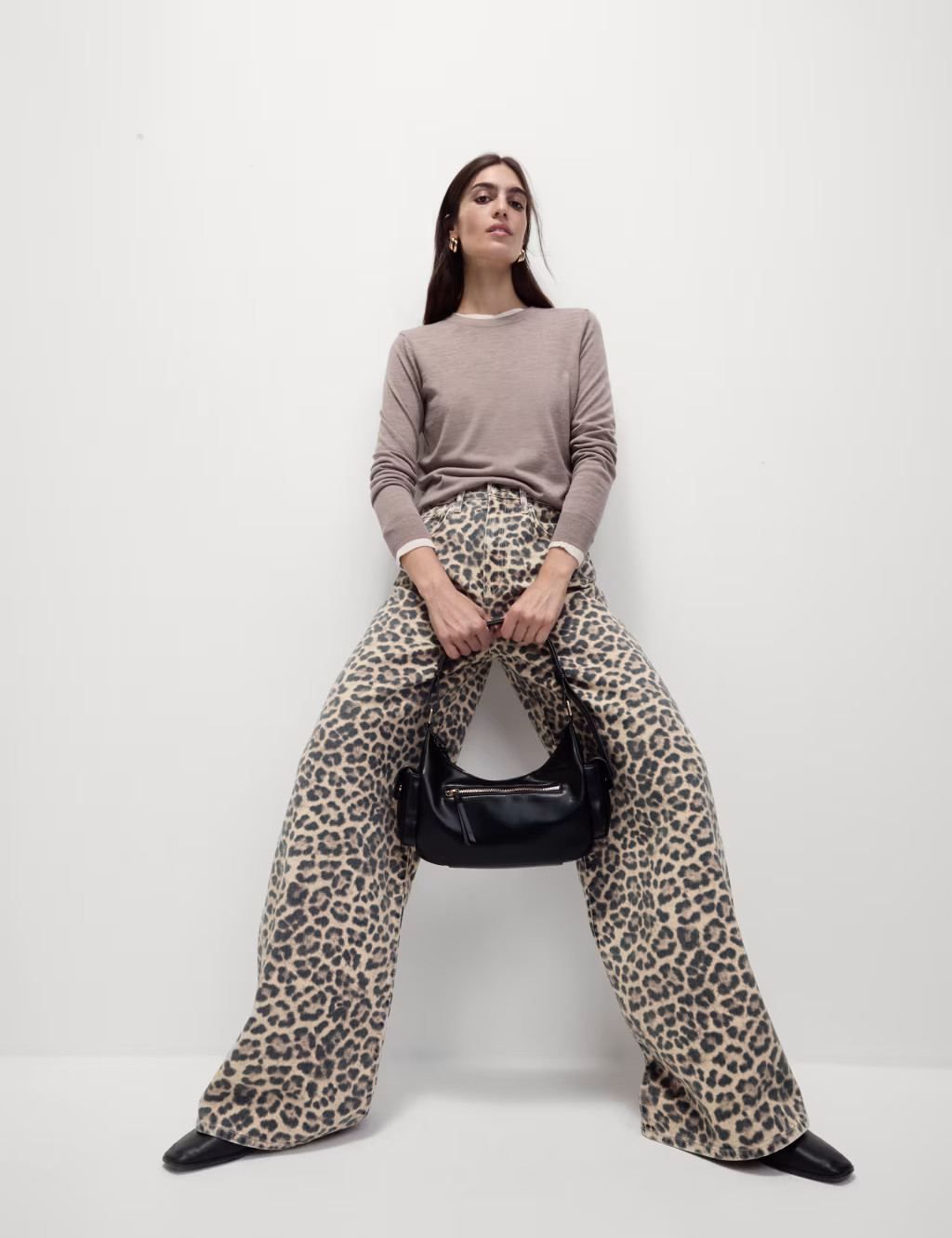 Animal Print Wide Leg Jeans | Marks & Spencer (UK)