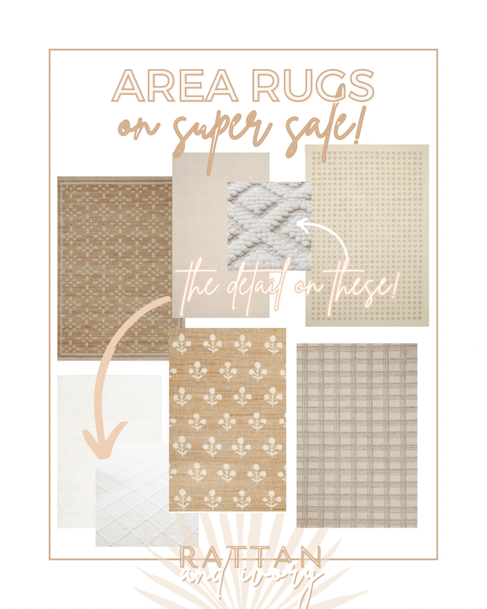 Super savings on these neutral rugs!!  Save anywhere from 25%-60% off 😍

Coastal home, neutral home, area rugs, wayfair sale 

#LTKsalealert #LTKhome