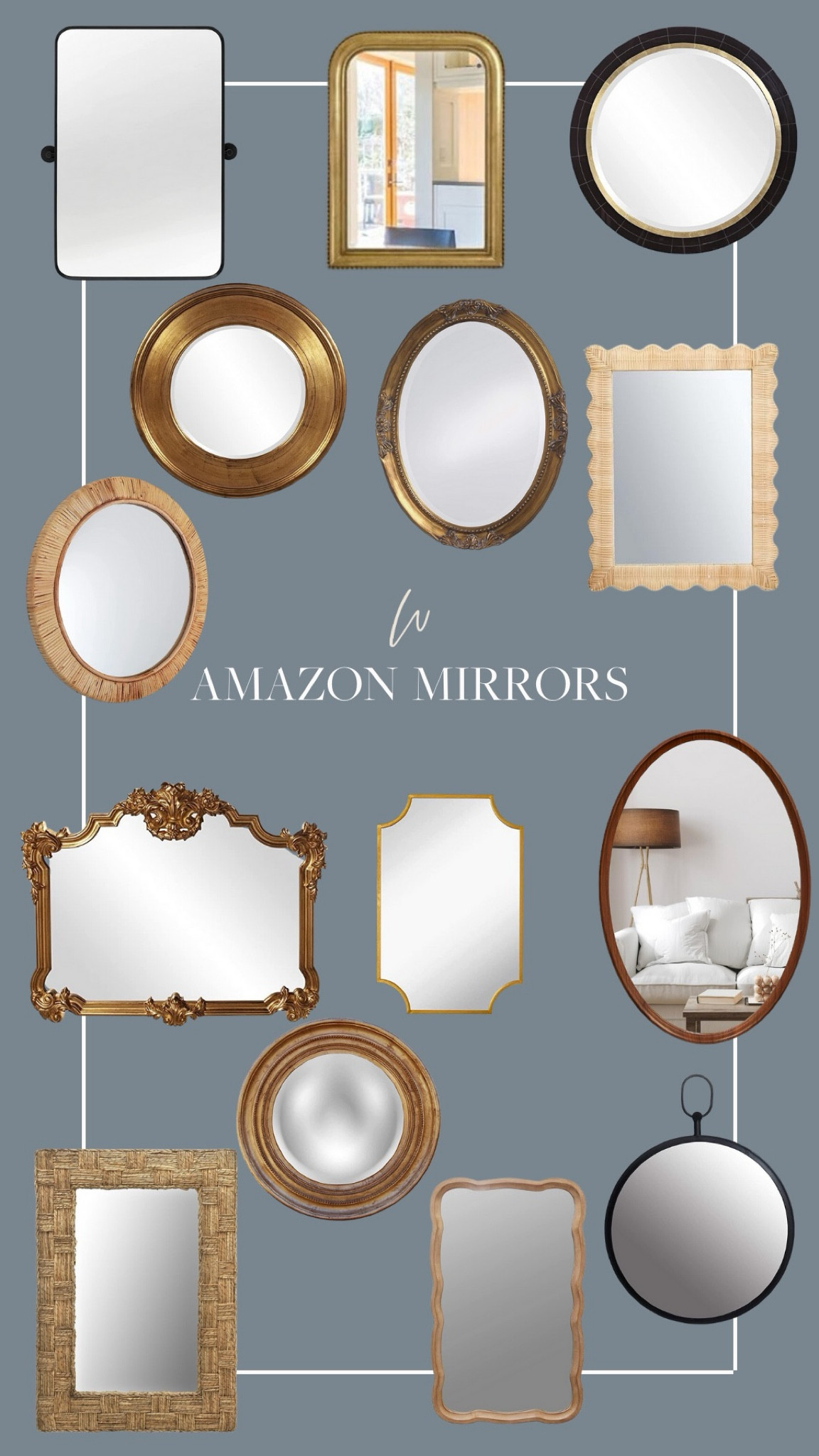 Amazon mirrors, mirrors, mirror, wall mirror, bathroom mirror, mirrors, aesthetic mirror, round mirror, oval mirror 

#LTKhome