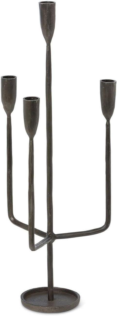 Park Hill Collection EAB06080 Primitive Iron Candelabra,23-inch Height,Black,8.25x8x23inch | Amazon (US)