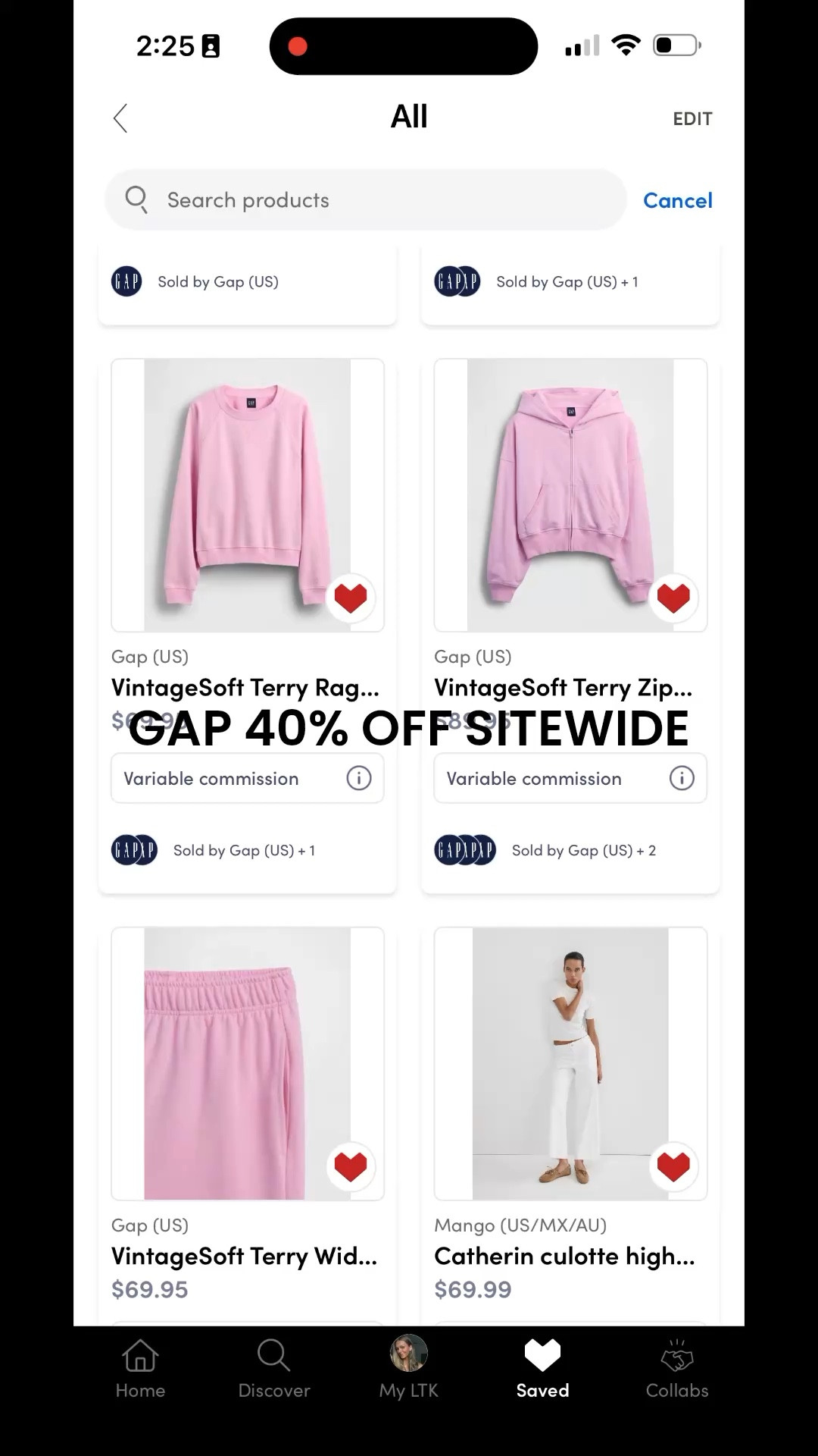GAP 40% OFF SITEWIDE!!! Linked pjs, everyday basics, work clothes, lounge, accessories & more!!!🩵🩵

#LTKSpringSale #LTKootd #LTKSeasonal