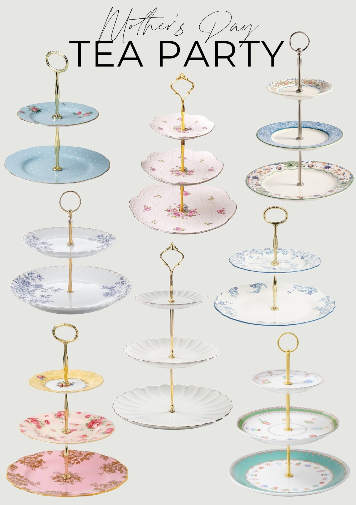 Elevate your Mother’s Day tea party with a tiered cake stand. Love my blue and white floral two-tiered stand, plus these other beautiful options I rounded up at various price points.

Tiered cake stands are lovely gifts too! Perfect for Mother’s Day, bridal showers, weddings and more.

#LTKHome #LTKSeasonal #LTKParties
