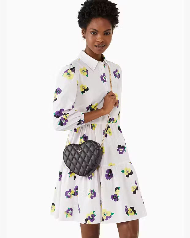 Love Shack Quilted Heart Crossbody | Kate Spade Outlet