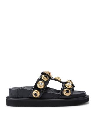 KURT GEIGER LONDON Women's Orson Eagle Head & Crystal Studded Slide Sandals     | Bloomingdale's ... | Bloomingdale's (US)