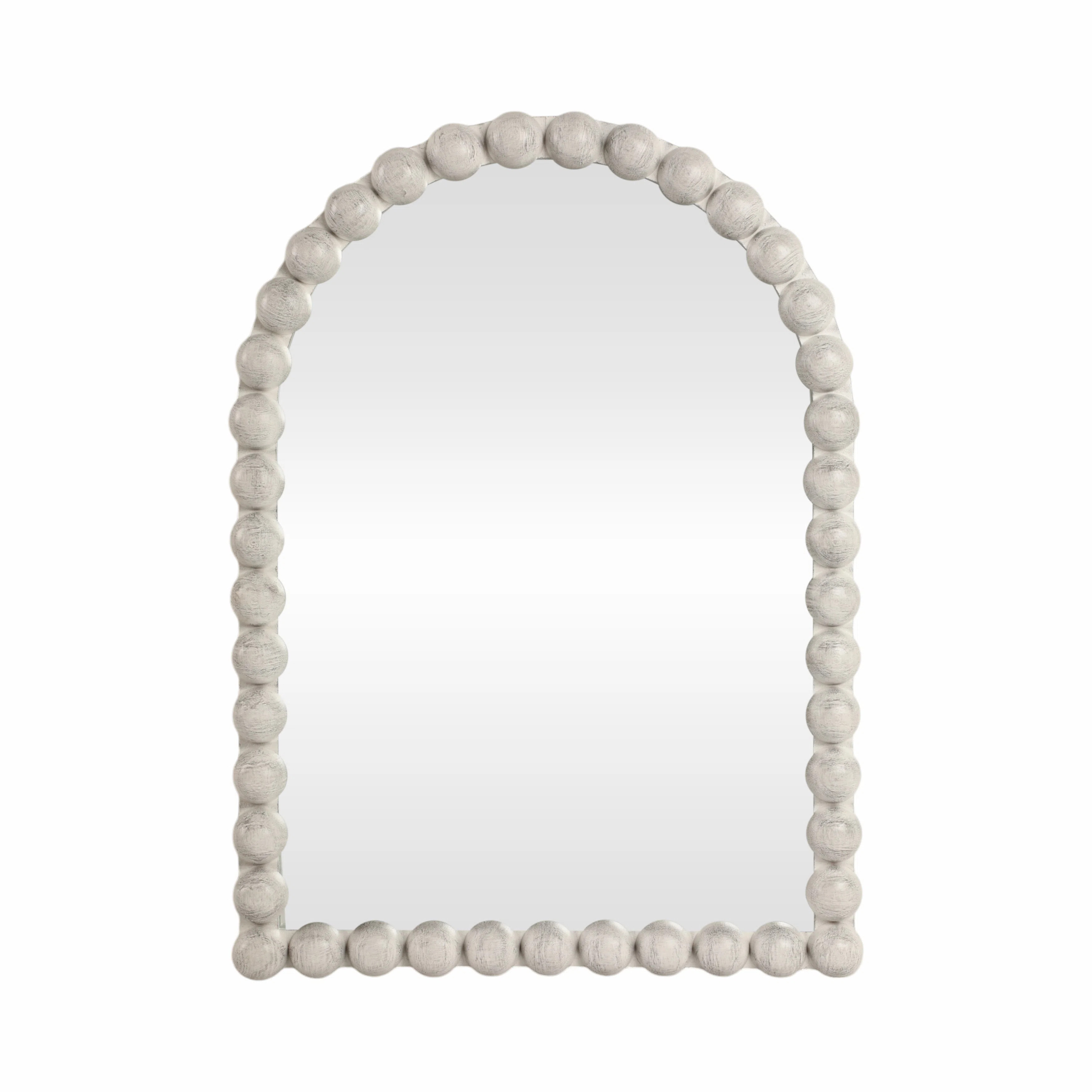 Sagebrook Home's Large Knobby Arch Mirror – Elegant White MDF & Glass, Perfectly Sized At 22X30... | Wayfair North America
