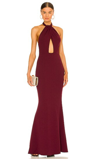 Petra Gown in Sangria | Red Formal Dress | Red Gown | Red Maxi Dress | Long Red Dress Code | Revolve Clothing (Global)
