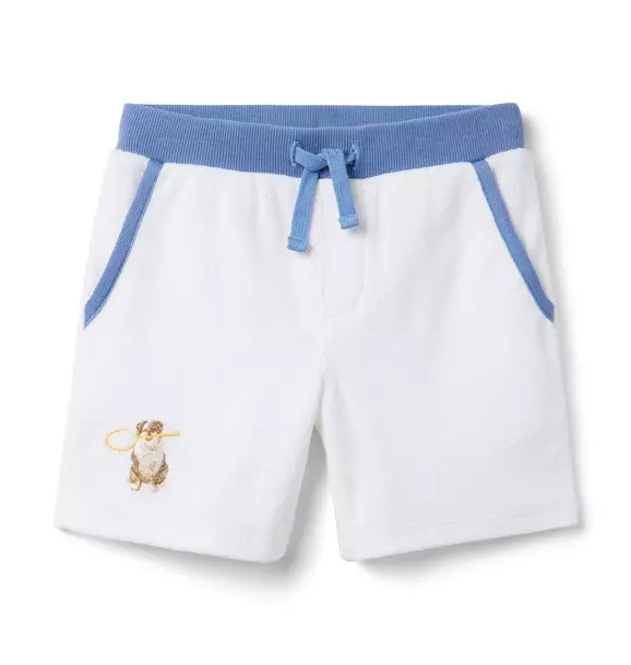 Gray Malin Tennis Dog Terry Short | Janie and Jack