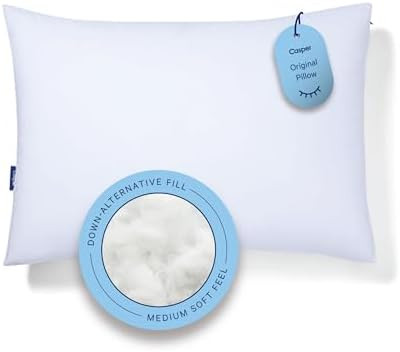 Casper Sleep Original Pillow for Sleeping, King, White | Amazon (US)