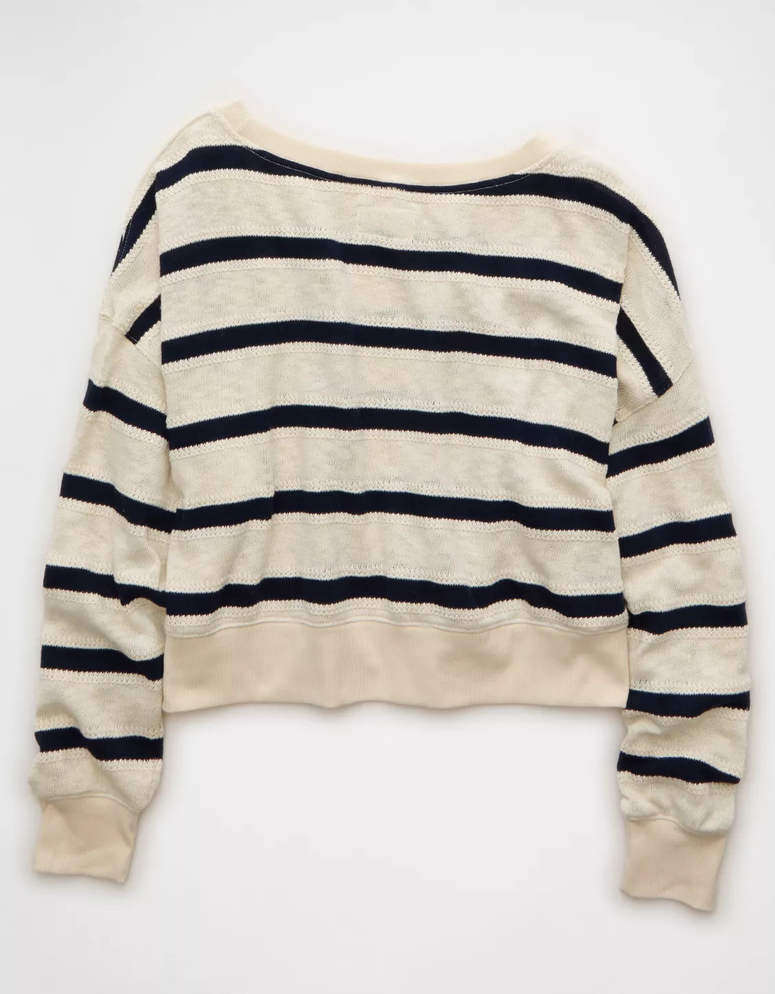 AE Striped Off-the-Shoulder Top | American Eagle Outfitters (US & CA)