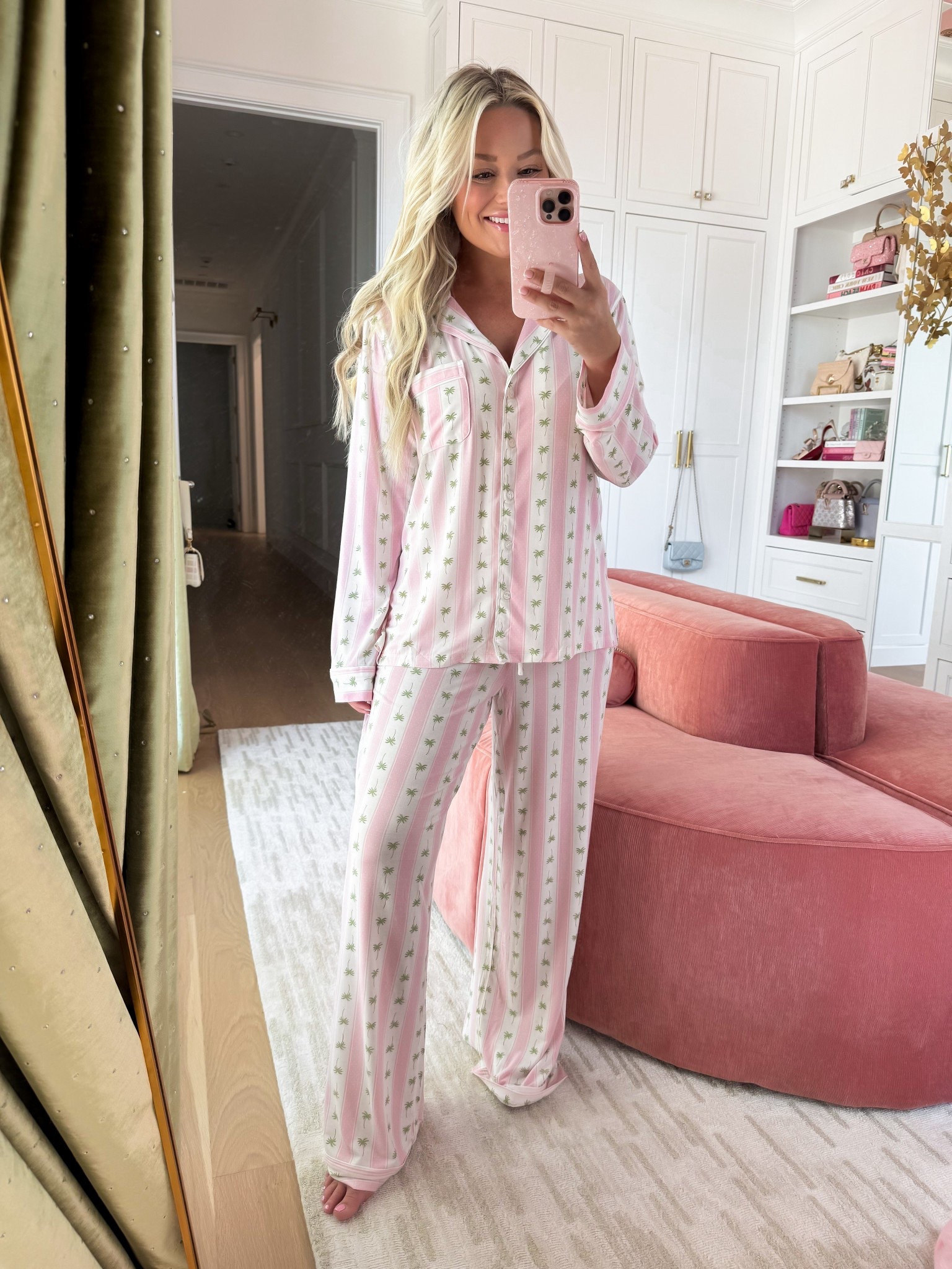 The cuuuutest palm tree pjs! Wearing size small! @victoriassecret 

#LTKMothersDay #LTKTravel #LTKSwim