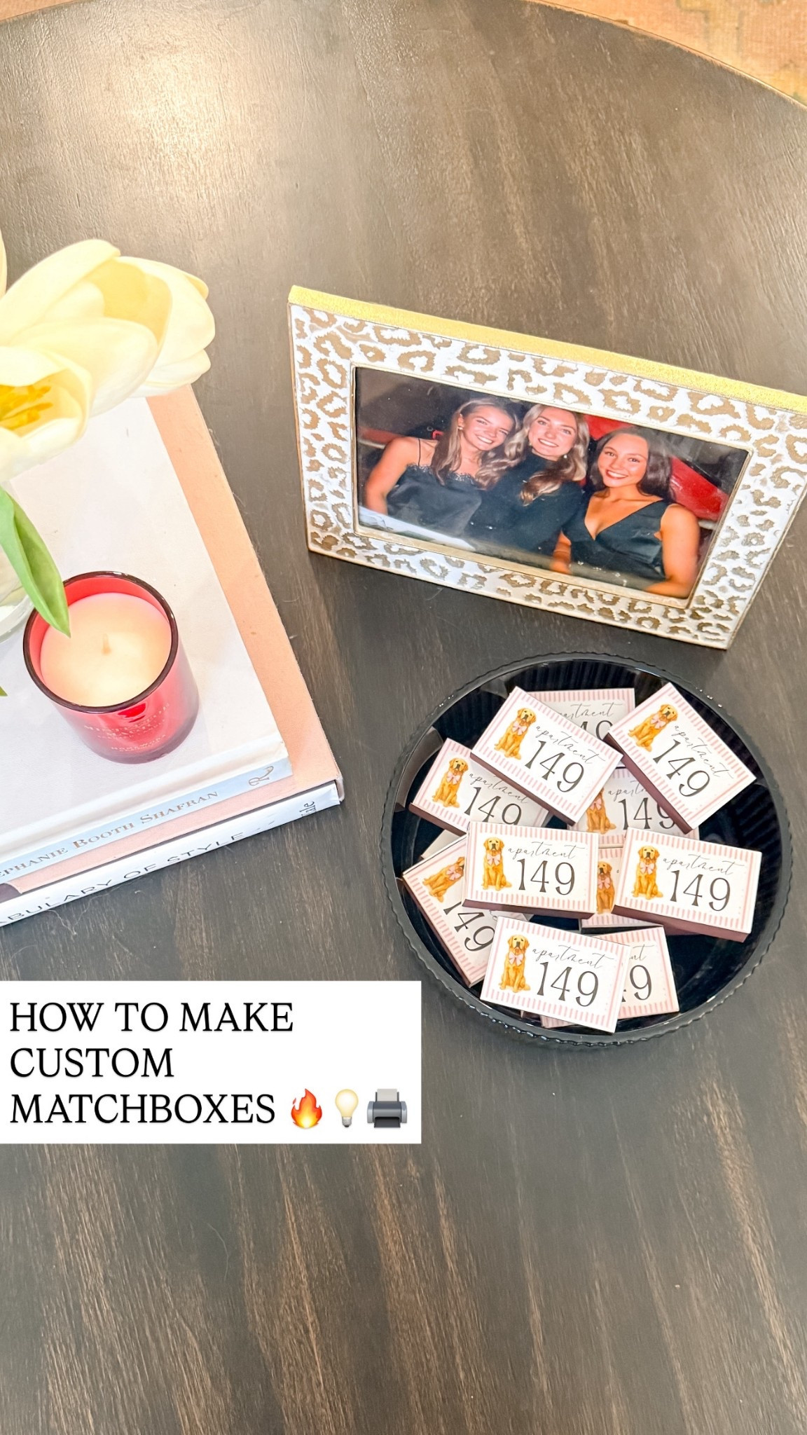 The supplies I used to DIY the custom matchboxes! *note the blank match boxes don’t come with match boxes* kind of annoying but also kind of fun because you can fill them with fun matches! I did pink ones for my apartment ones! 

#LTKHome #LTKHoliday #LTKGiftGuide