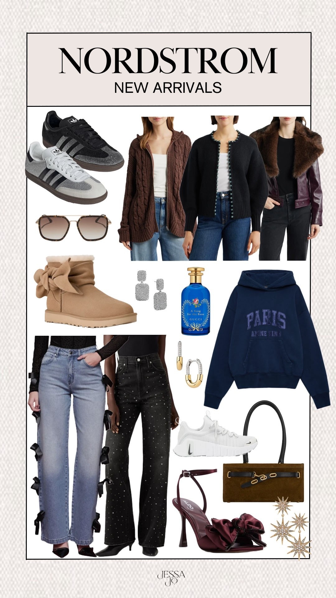 Nordstrom new arrivals. Nordstrom fashion. Nordstrom NYE style. Nordstrom bow embellished jeans. New bow UGGs. Sequin adidas sneakers. Embellished adidas sneakers  

#LTKFindsUnder100 #LTKHoliday #LTKSeasonal