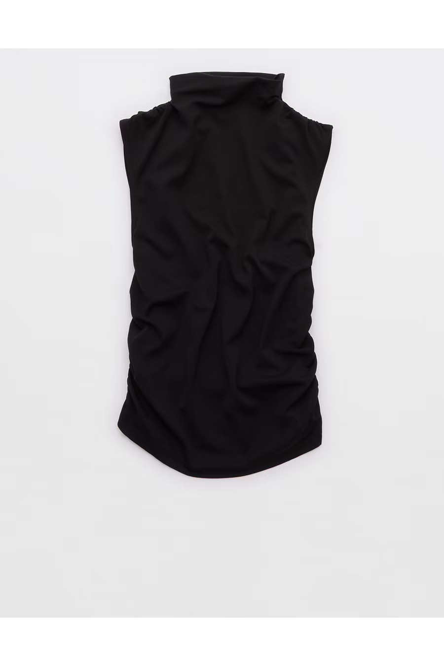 OFFLINE By Aerie Real Me XTRA Mock Neck Tank Top Women's True Black S | Aerie