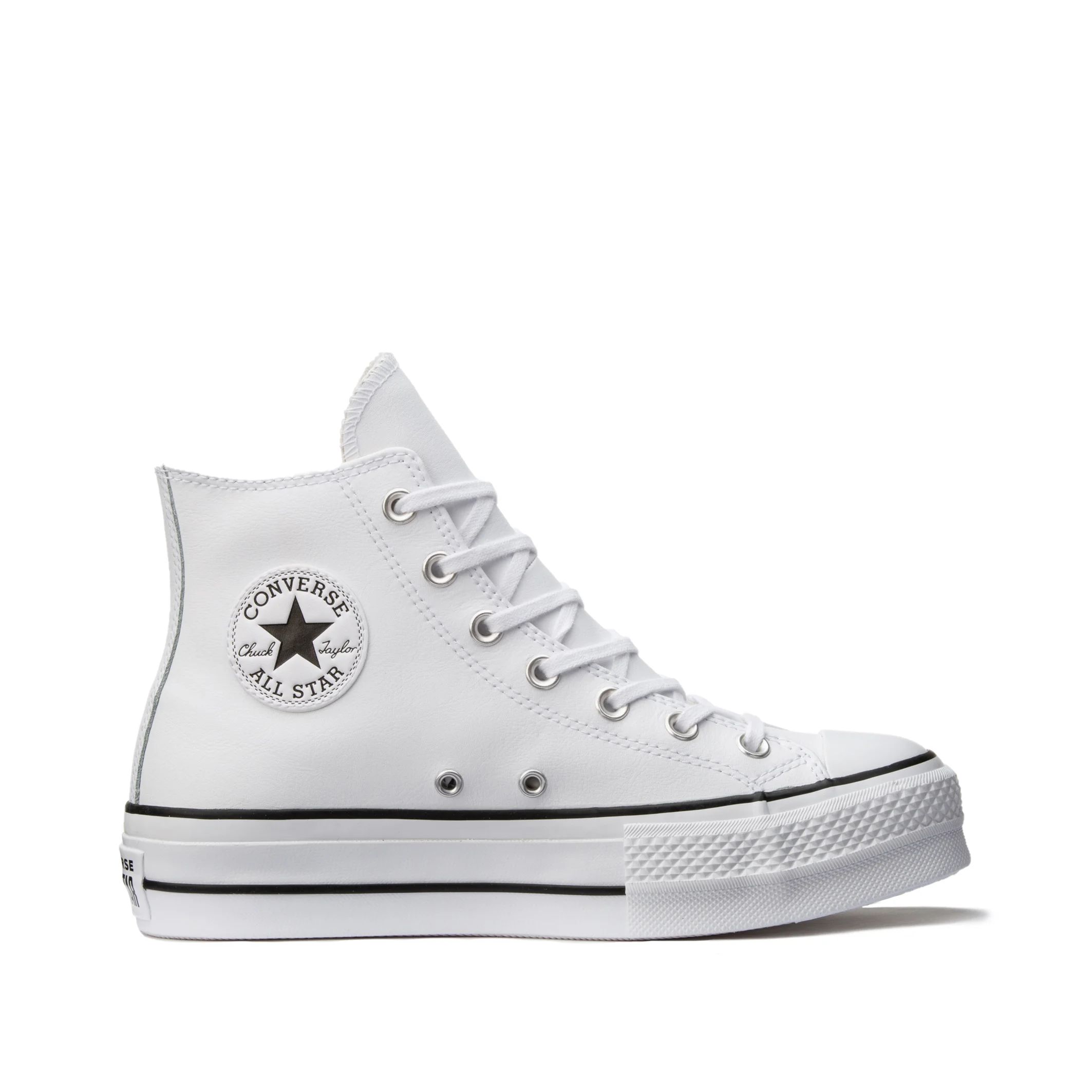 Chuck Taylor All Star Lift Leather Hi Trainers | La Redoute (UK)