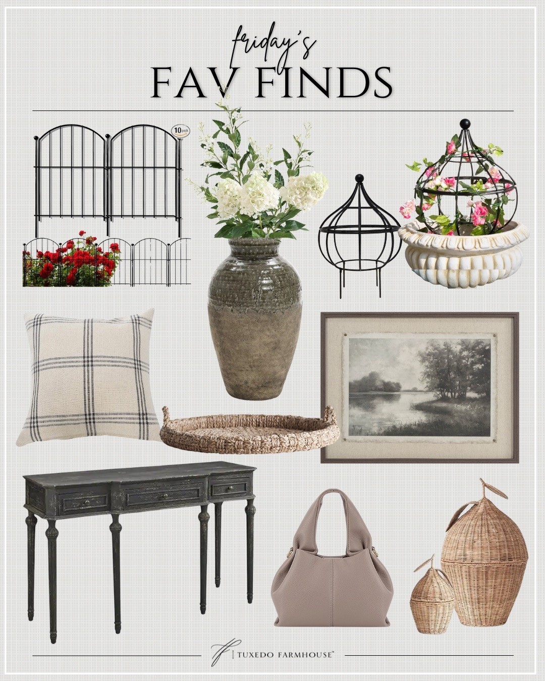 My favorite home decor and garden finds this week. Plus a cute bag that I love!

#LTKHome #LTKFindsUnder50 #LTKSeasonal
