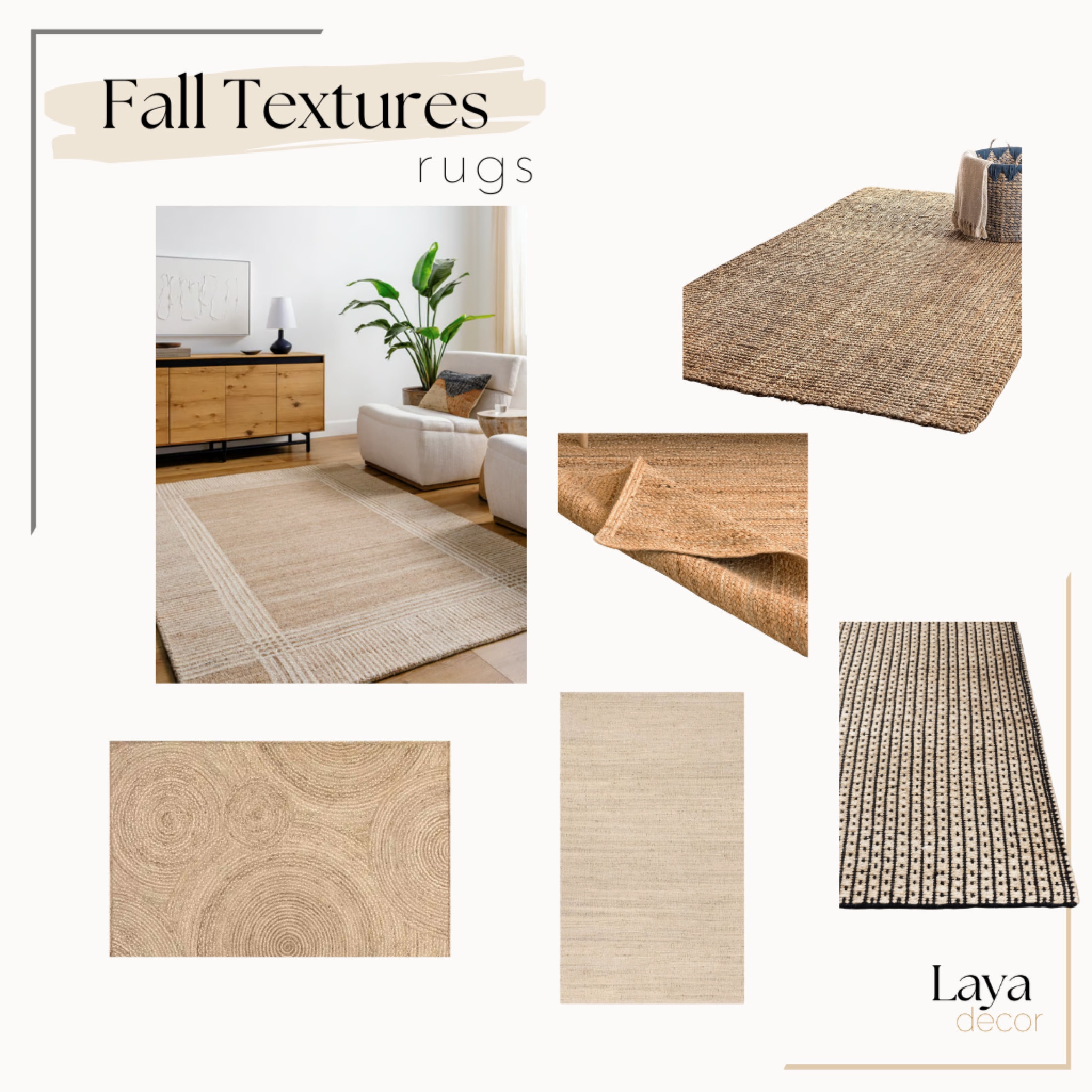 Warm toned area rugs to give the room a grounding element and keep those toes warm

#LTKHoliday #LTKSeasonal #LTKHome