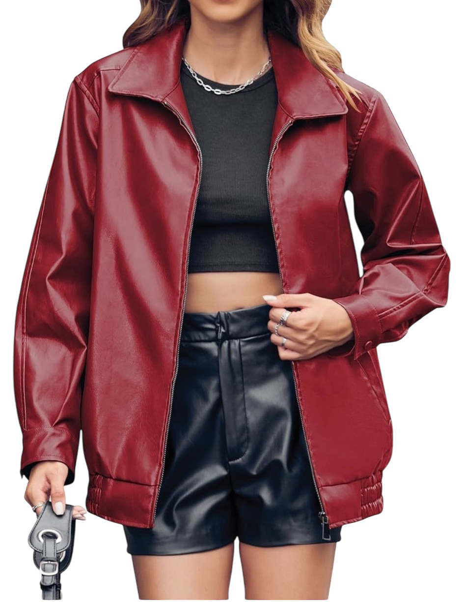 Cherry red jacket from Amazon ! Perfect for February ❤️

#LTKStyleTip #LTKFindsUnder50 #LTKFindsUnder100