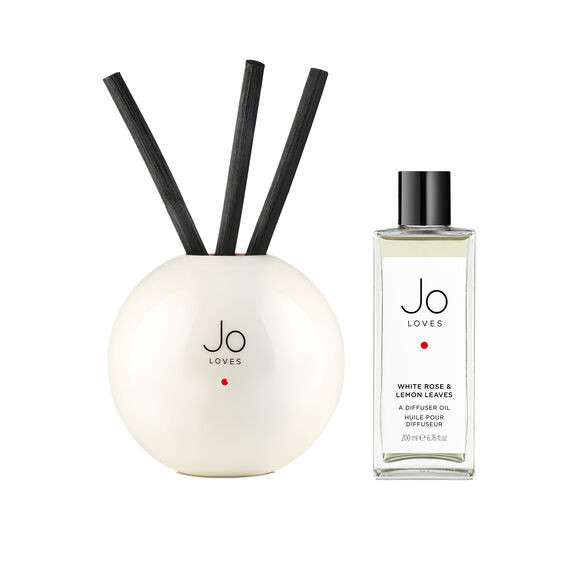 Jo Loves White Rose & Lemon Leaves A Fragrance Diffuser | Space NK | Space NK - UK