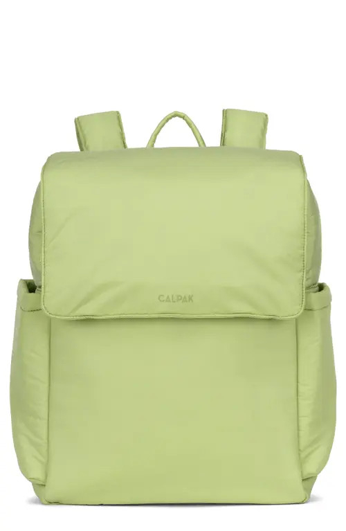 CALPAK Diaper Backpack with Laptop Sleeve in Lime at Nordstrom | Nordstrom