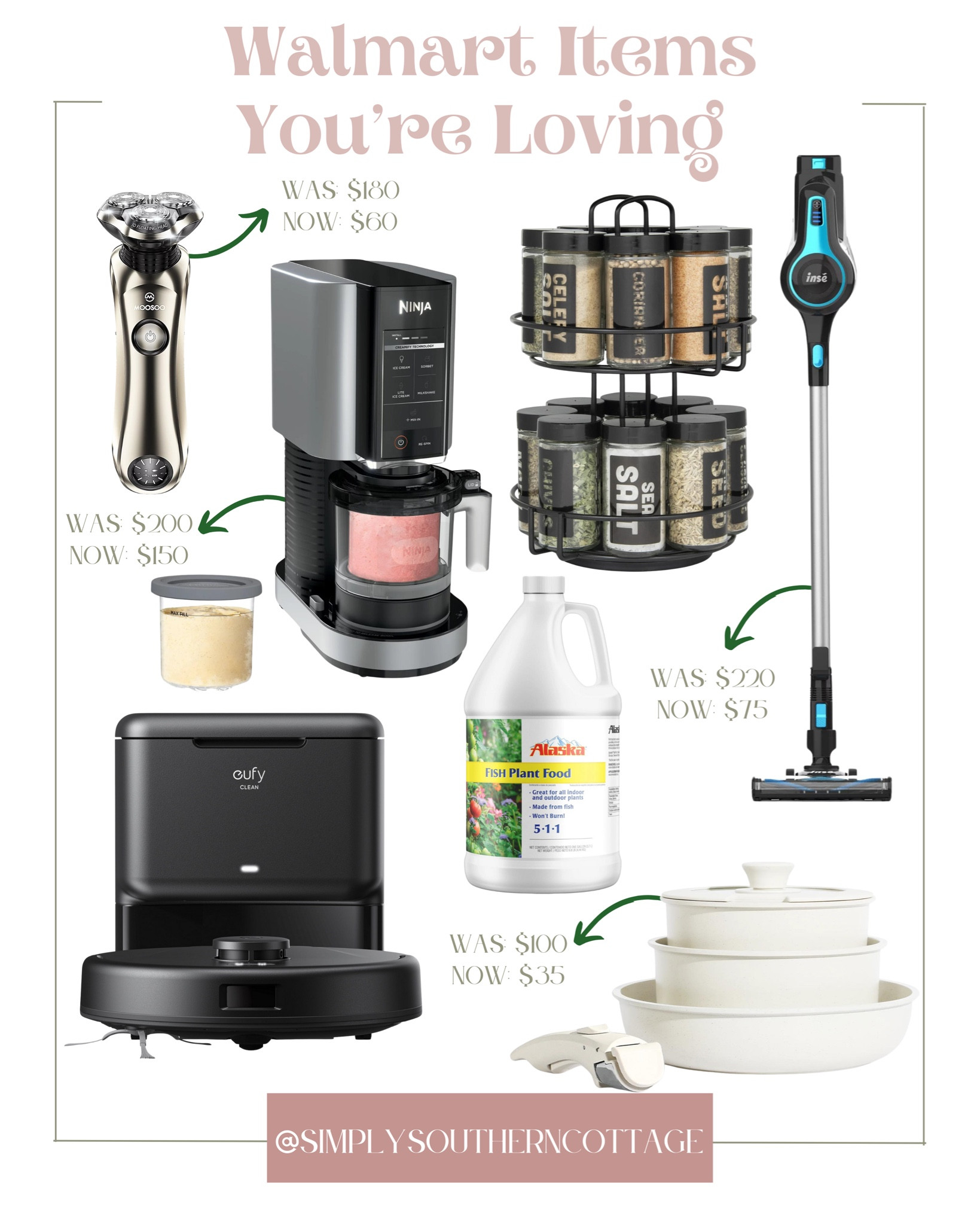 Walmart items you’re loving! Some items with amazing deals!! 

Walmart finds, home items, must haves, home finds

#LTKHome #LTKxWalmart #LTKOver40