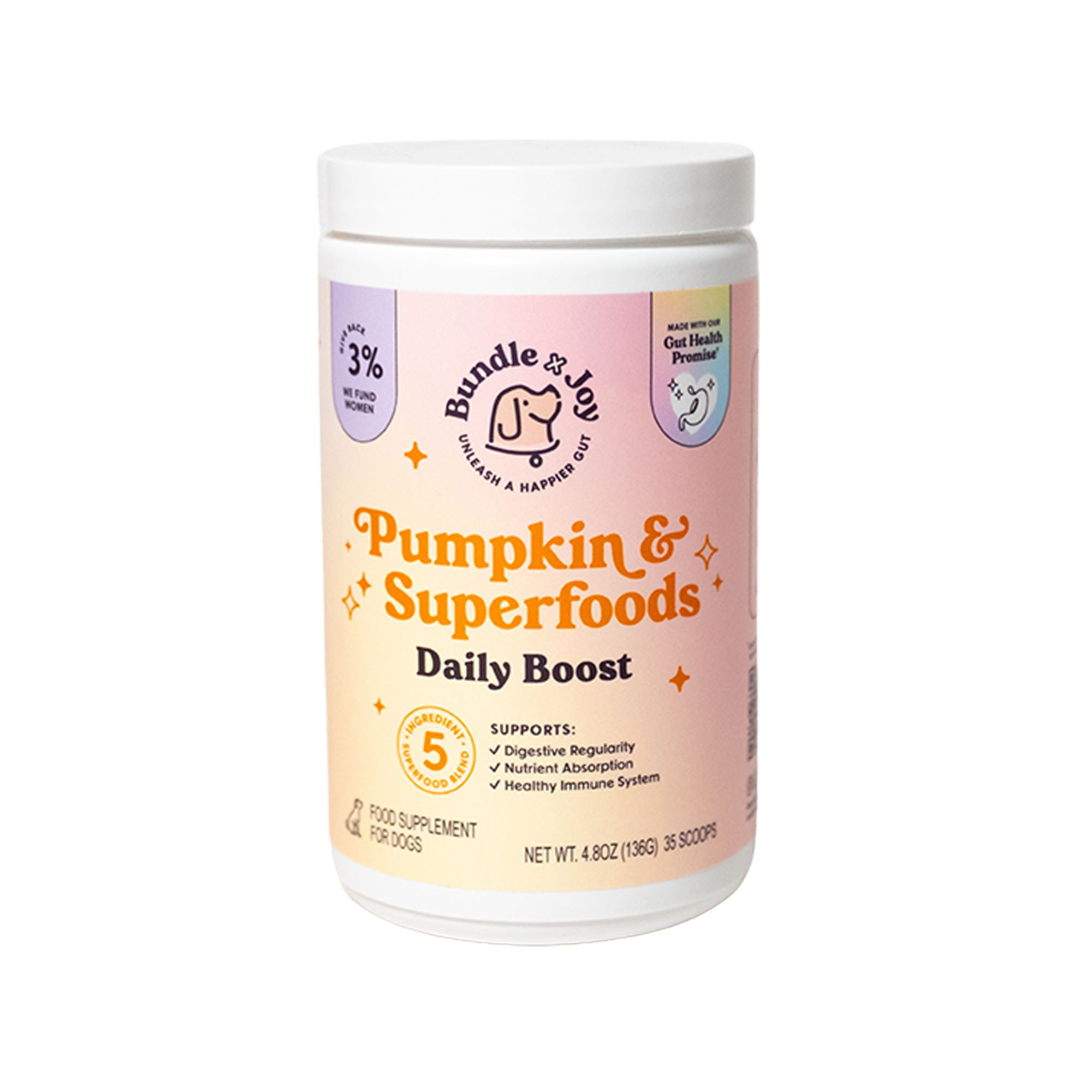 Bundle x Joy Superfood & Fiber Daily Boost Adult Dog Supplement | PetSmart
