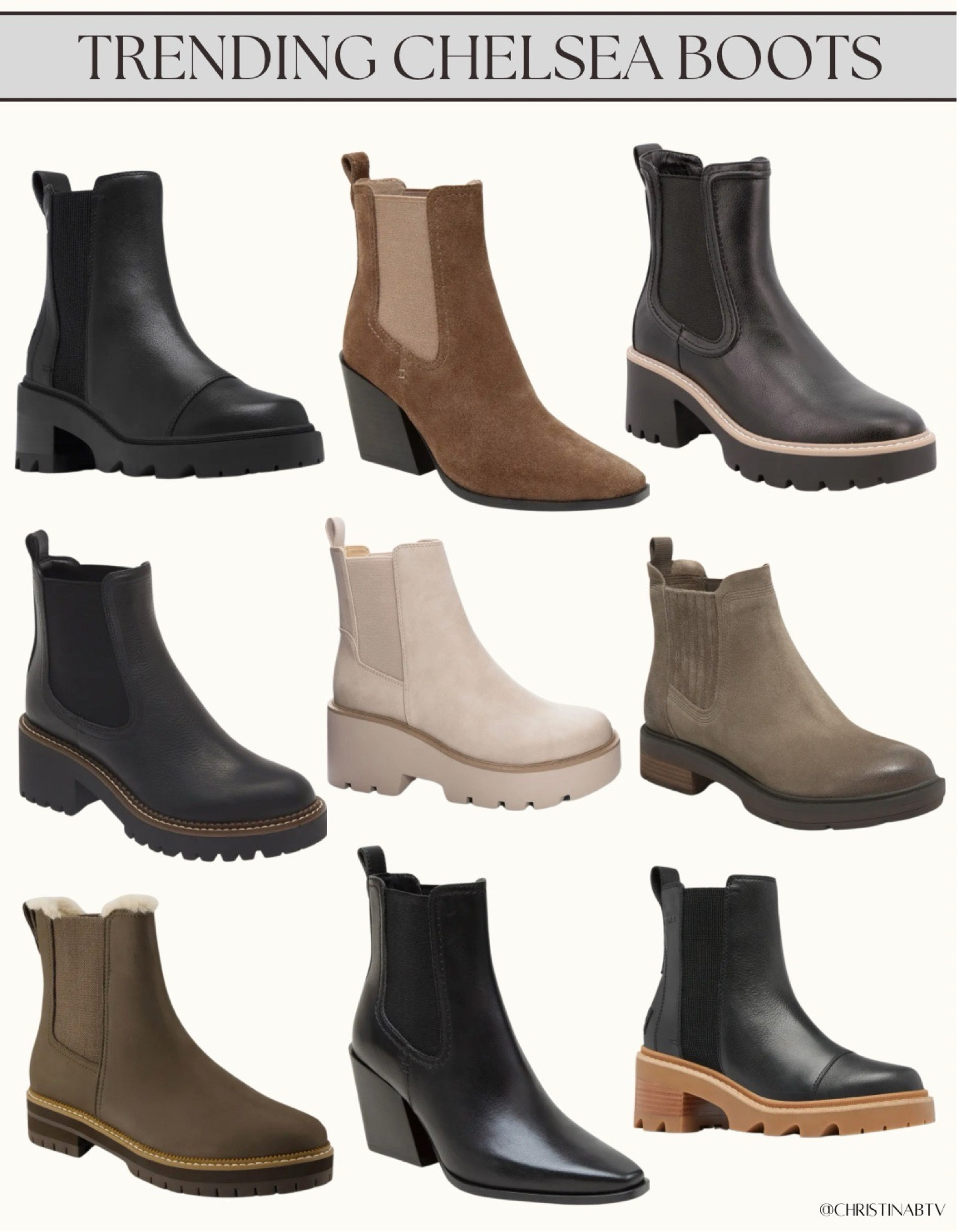 Chelsea boots trending for 2025. 


Winter boots. Black boots. White boots. Chunky boots. Winter 2025 boots. Trendy boots. 

#LTKSeasonal #LTKStyleTip #LTKShoeCrush