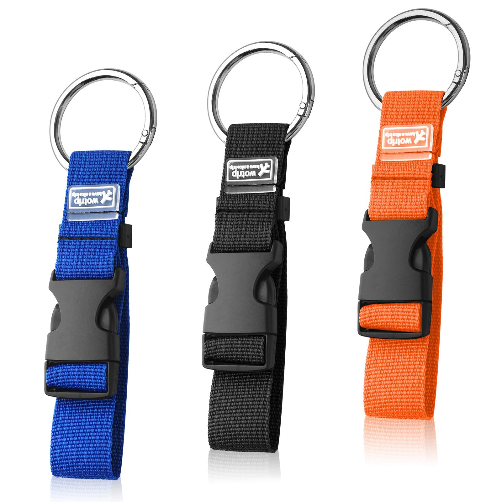 UIHRLM 3 PCS Luggage Straps, Adjustable Suitcase Straps with Ring Hooks, Hands Free Luggage Strap... | Amazon (UK)