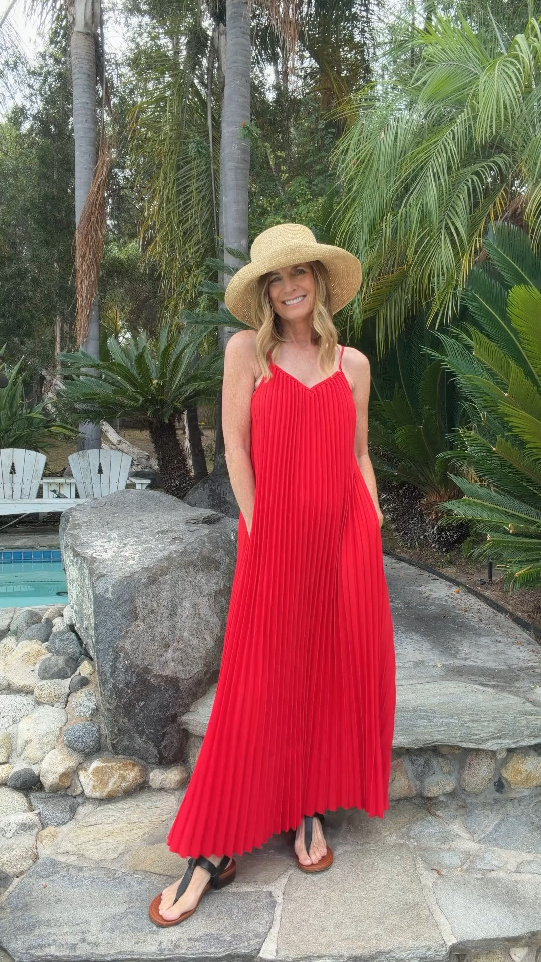 The vacation dress you’ll wear all summer long! ❤️

This accordion pleated maxi is under $35, comes in 6 colors, and looks way more expensive than it is. Throw it in your suitcase, add sandals and a cute bag, and you’re ready for dinner, sightseeing, or a summer night out.

Which color would you pick? ❤️

#LTKTravel #LTKOver40 #LTKootd