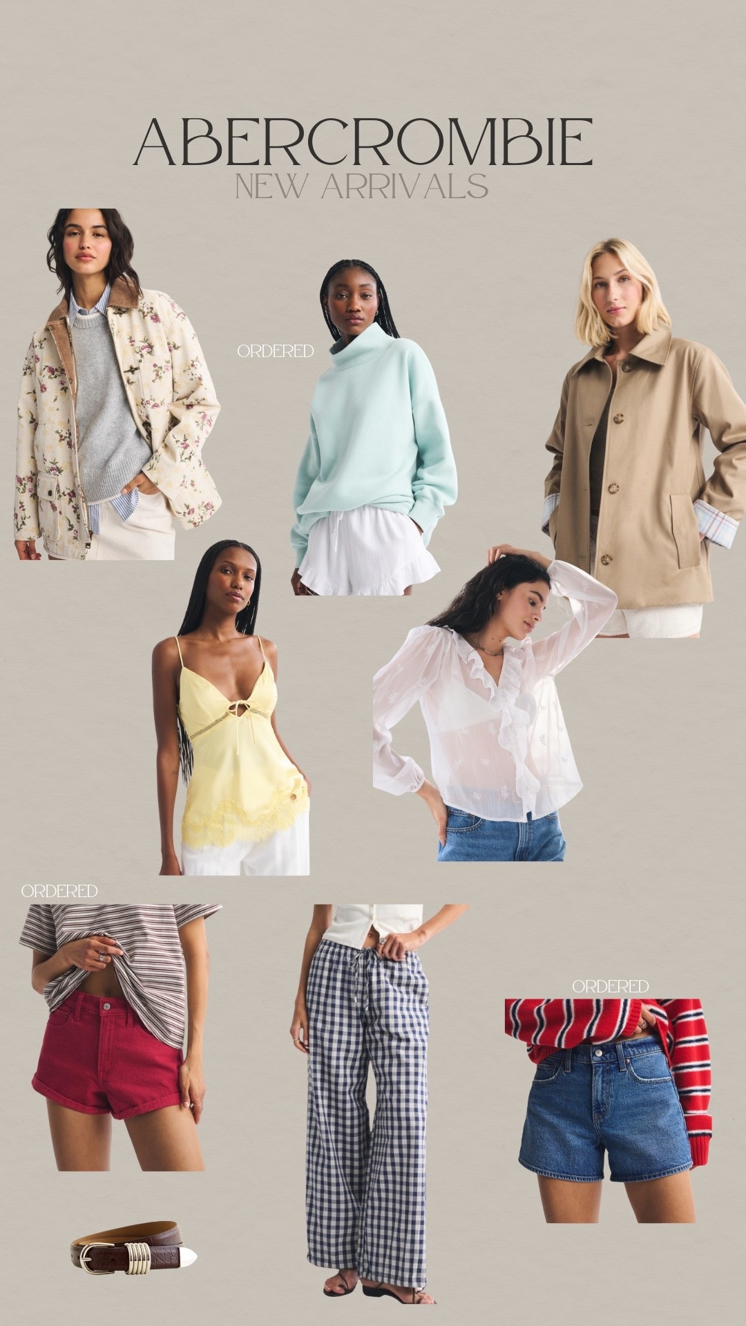 New arrivals from Abercrombie! 