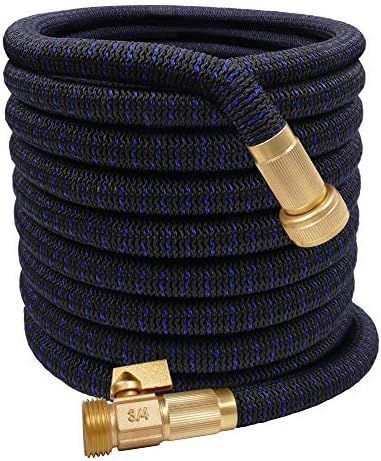 100ft Expandable Garden Hose Flexible Garden Hose Lightweight Extra Strength Fabric and 4-Layer L... | Amazon (US)