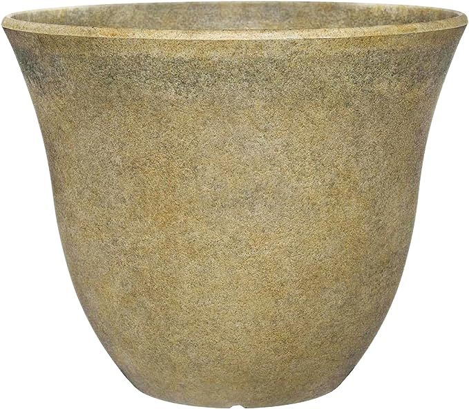 Classic Home and Garden Honeysuckle Resin Flower Pot Planter, Fossil Stone, 15" | Amazon (US)