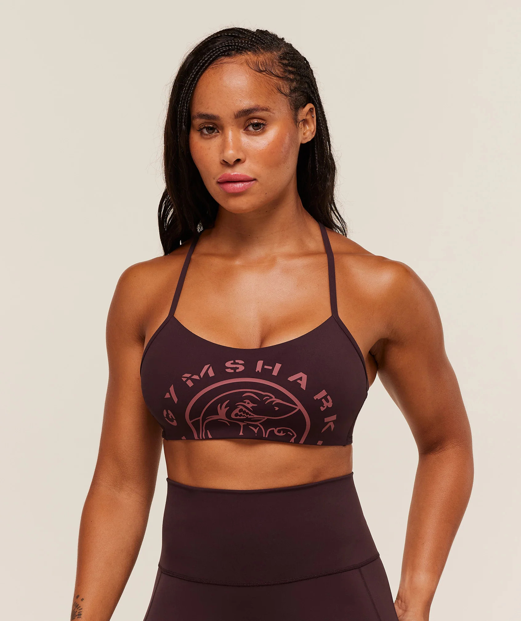 Gymshark Legacy Sports Bra - Cherry Purple | Gymshark US