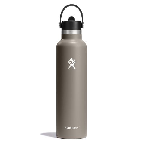 24 oz Standard Mouth with Flex Straw Cap - Driftwood | Hydro Flask