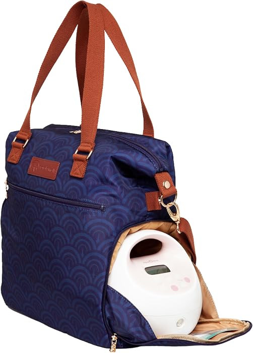 Sarah Wells Lizzy Breast Pump Bag \u2013 Stylish Pump Tote with Insulated Cooler Pocket, Laptop S... | Amazon (US)