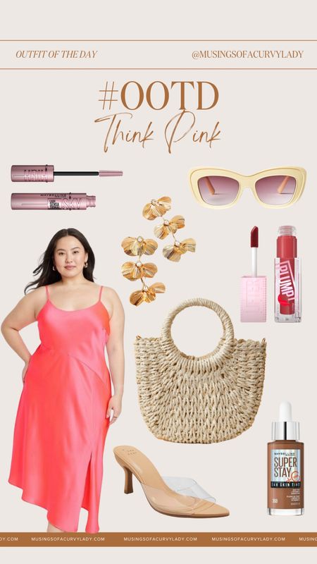 Pink is currently the trend in my closet🩷 

outfit of the day, plus size fashion, curvy, slip dress, target finds, looks for less, style guide, pink outfit inspo, crochet purse, handbag, beach outfit, gold dangle earrings, clear heels pumps, maybelline makeup, lip gloss, plumper, mascara, sunglasses

#LTKplussize #LTKstyletip #LTKSeasonal
