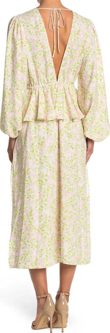 Ruffle Floral Print Maxi Dress | Nordstrom Rack