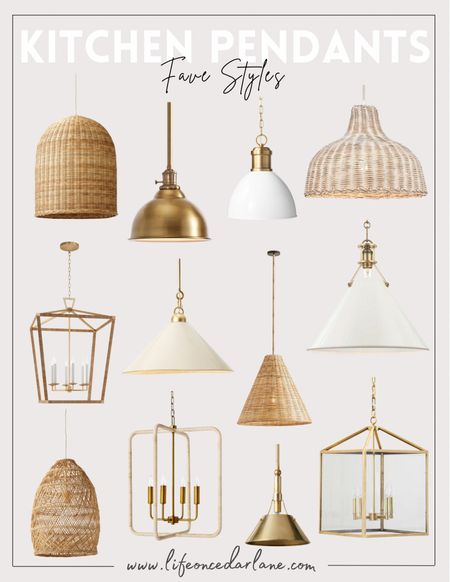 Kitchen Pendants - Here’s a roundup of our fave styles at different price points! Such a great way to refresh your kitchen! 

#kitchenpendant #pendants #kitchenlighting 

#LTKsalealert #LTKhome