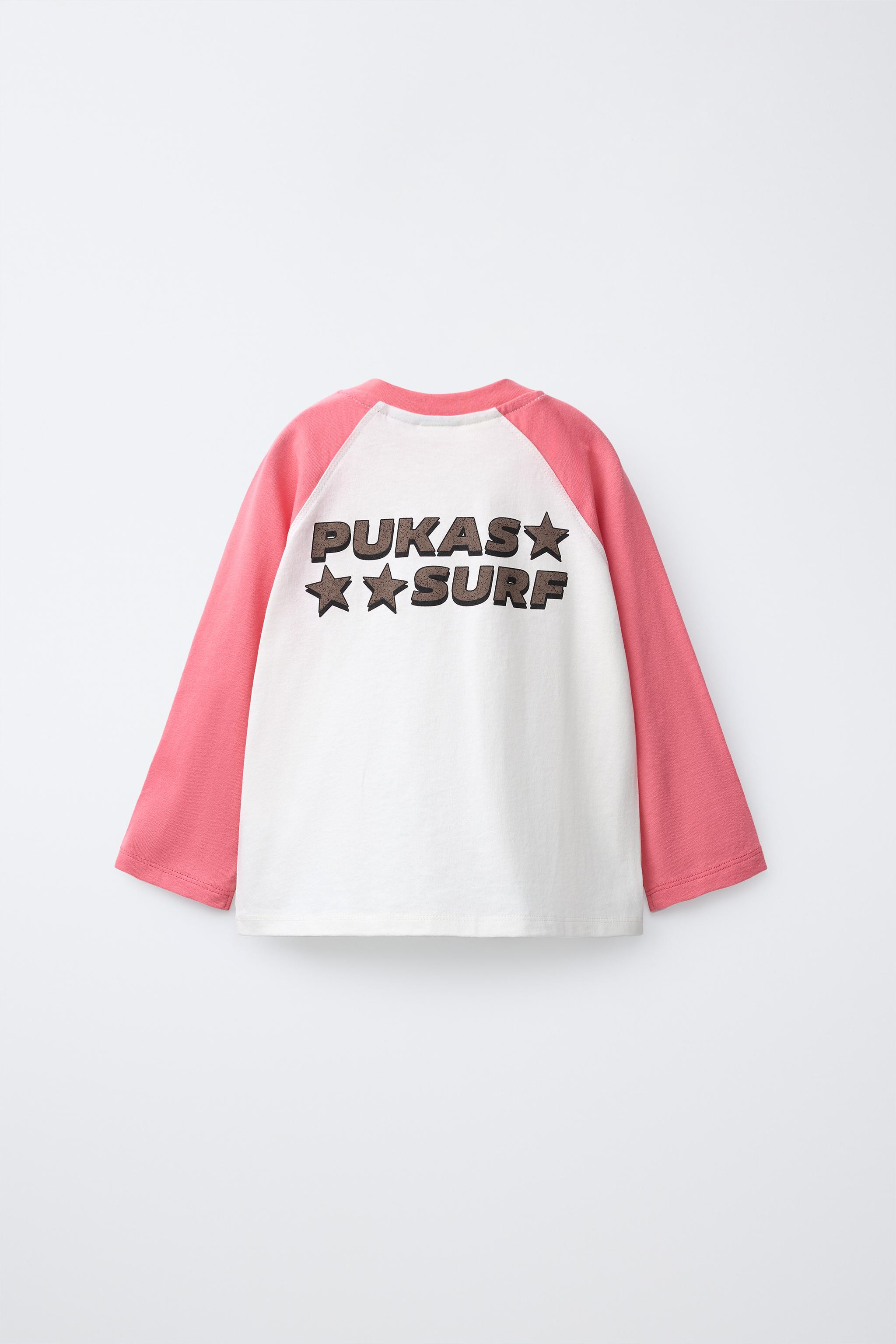 PUKAS SURF RAGLAN SLEEVE T-SHIRT | Zara UK