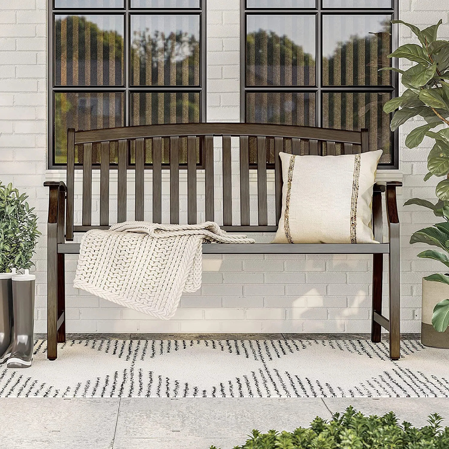 Trendarius Aluminum Outdoor Bench | Wayfair North America