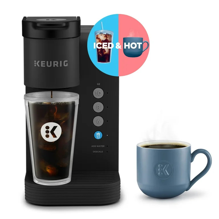Keurig K-Express Essentials Plus, Iced and Hot Single-Serve K-Cup Pod Coffee Maker, Black - Walma... | Walmart (US)