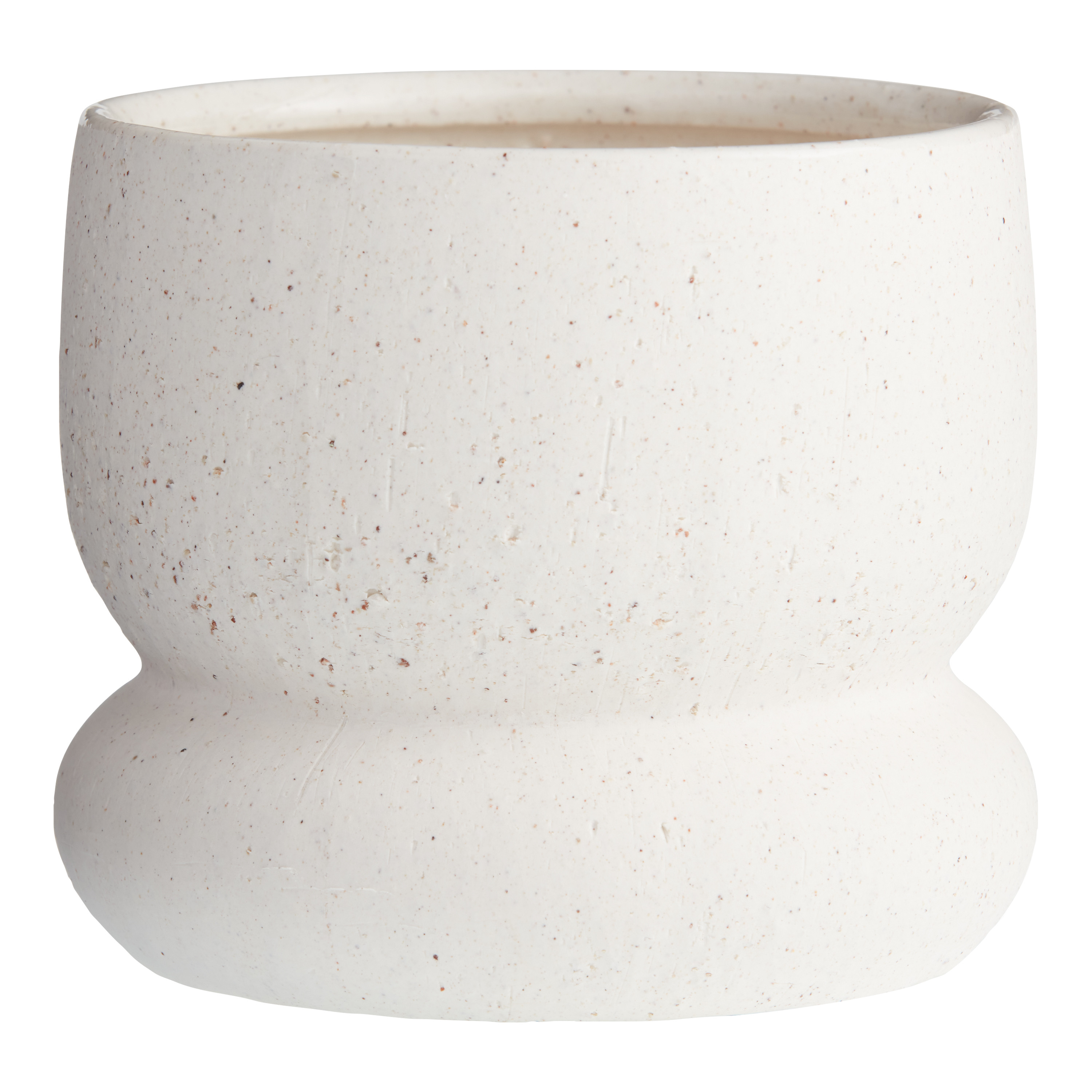 White Speckled Ceramic Planter | World Market