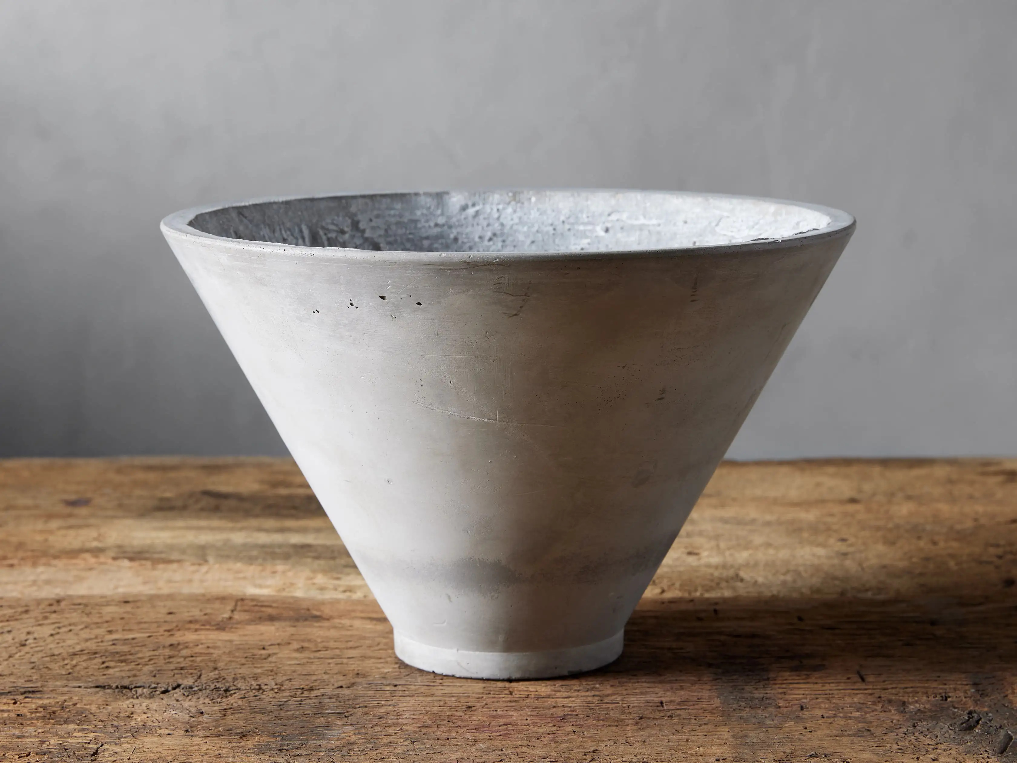 Tahola Conical Cement Vase | Arhaus