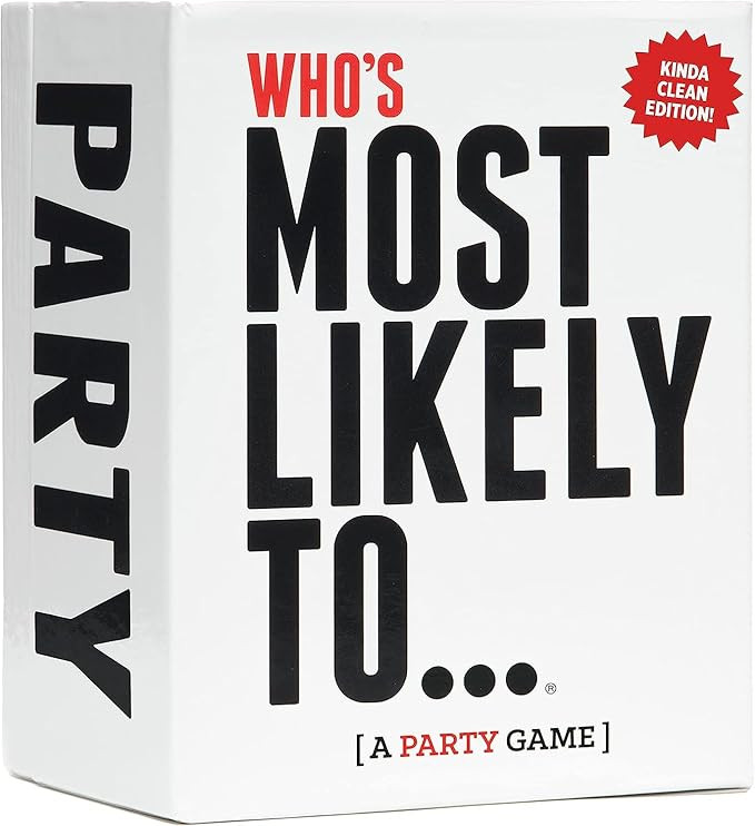 DSS Games Who's Most Likely to... Kinda Clean Family Edition [A Party Game] | Amazon (US)