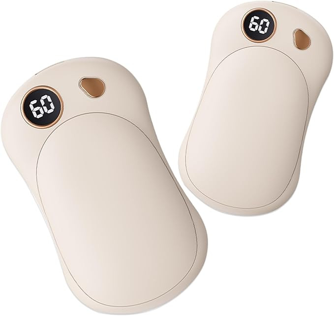 Hand Warmers Rechargeable 2 Pack, 10000mAh Electric Hand Warmers, Reusable Portable Pocket Heater... | Amazon (US)