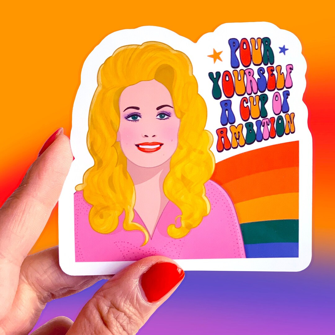 A Cup of Ambition Vinyl Sticker | Etsy (US)