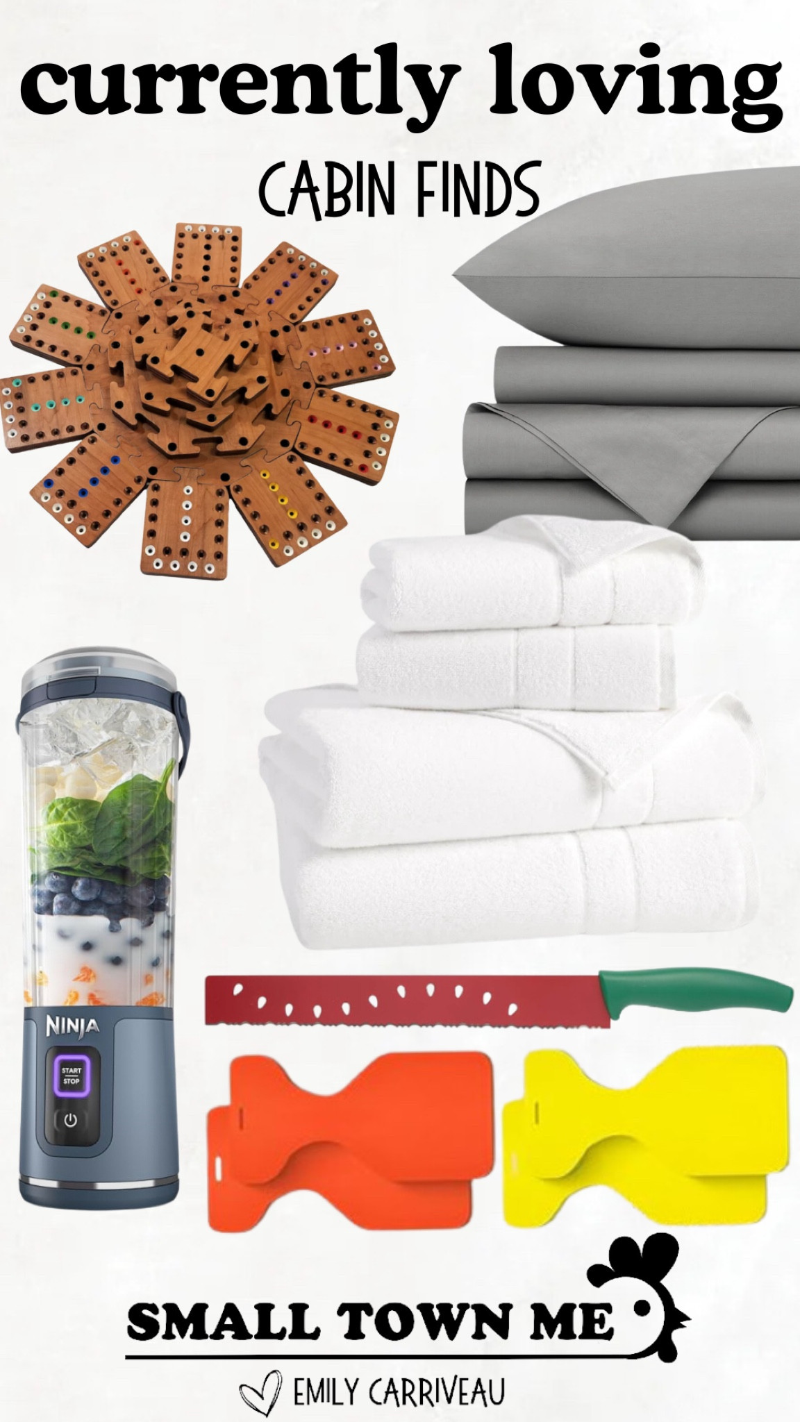 Cabin finds that we have at our home and needed to purchase for our cabin. Fast track for family game night. Brooklinen towels. Standard textile sheets. To-go ninja smoothie blender. Watermelon cutting knife. Pool floats in bulk. 

#LTKSeasonal #LTKFamily #LTKHome