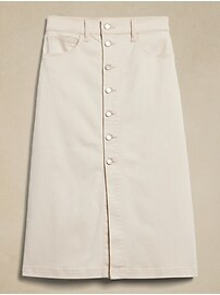Denim Midi Skirt | Banana Republic Factory