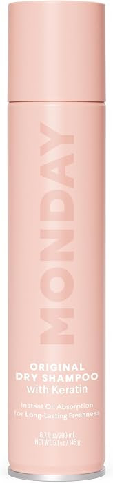 MONDAY HAIRCARE ORIGINAL Dry Shampoo with Keratin, oil-absorbing for All Hair Types 200 mL | Amazon (US)
