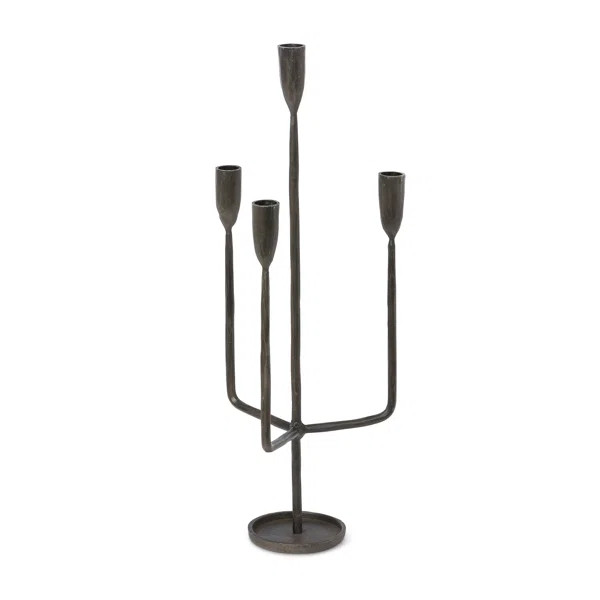 23'' H Iron Tabletop Candelabra | Wayfair North America